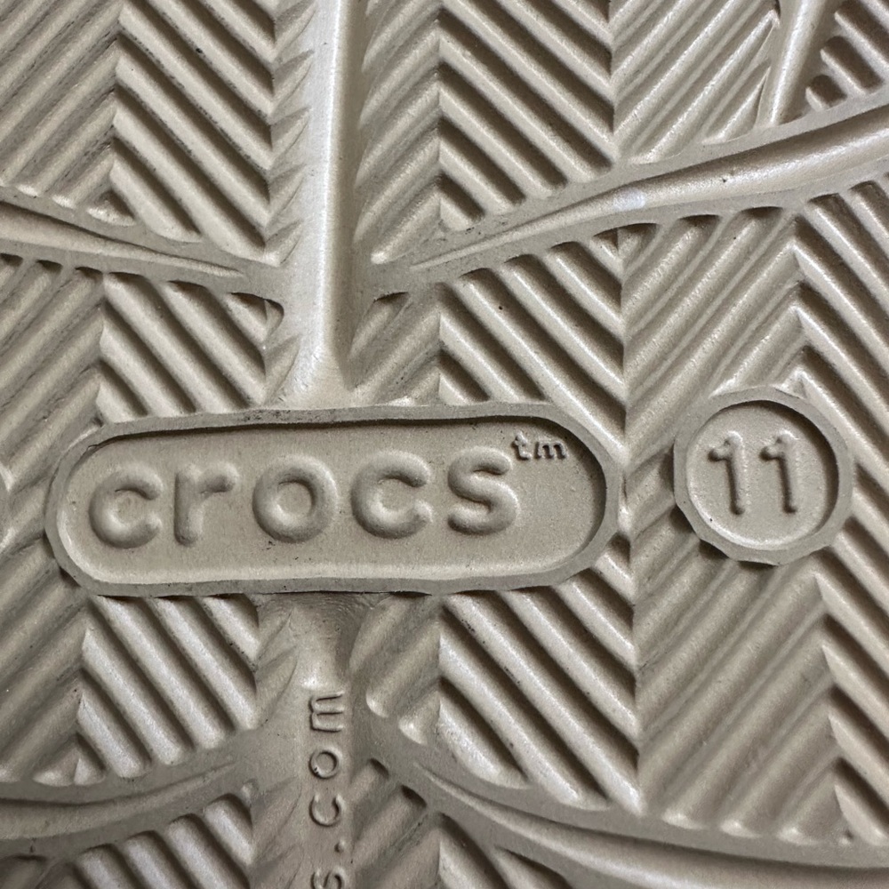 CROCS MEN'S SWIFTWATER EXPEDITION SANDAL, tan & brown SIZE 11 - Picture 8 of 8